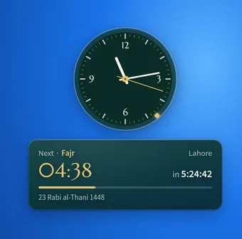 Awqatly لنظام Windows: أداة مواقيت الصلاة على سطح مكتب Windows